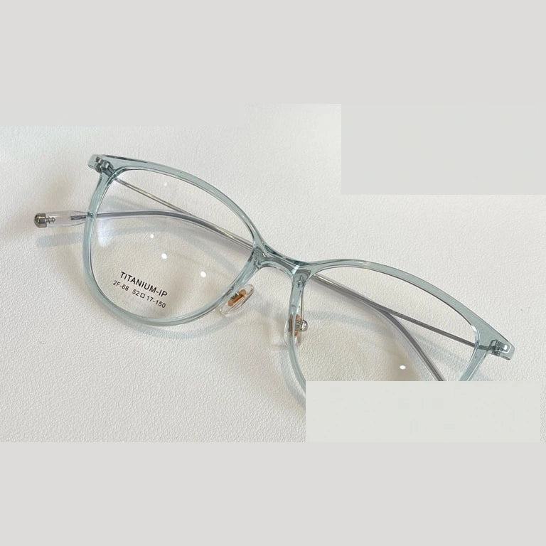 Kansept Unisex Full Rim Cat Eye Tr 90 Titanium Frames 206800 - 2F68-GREEN