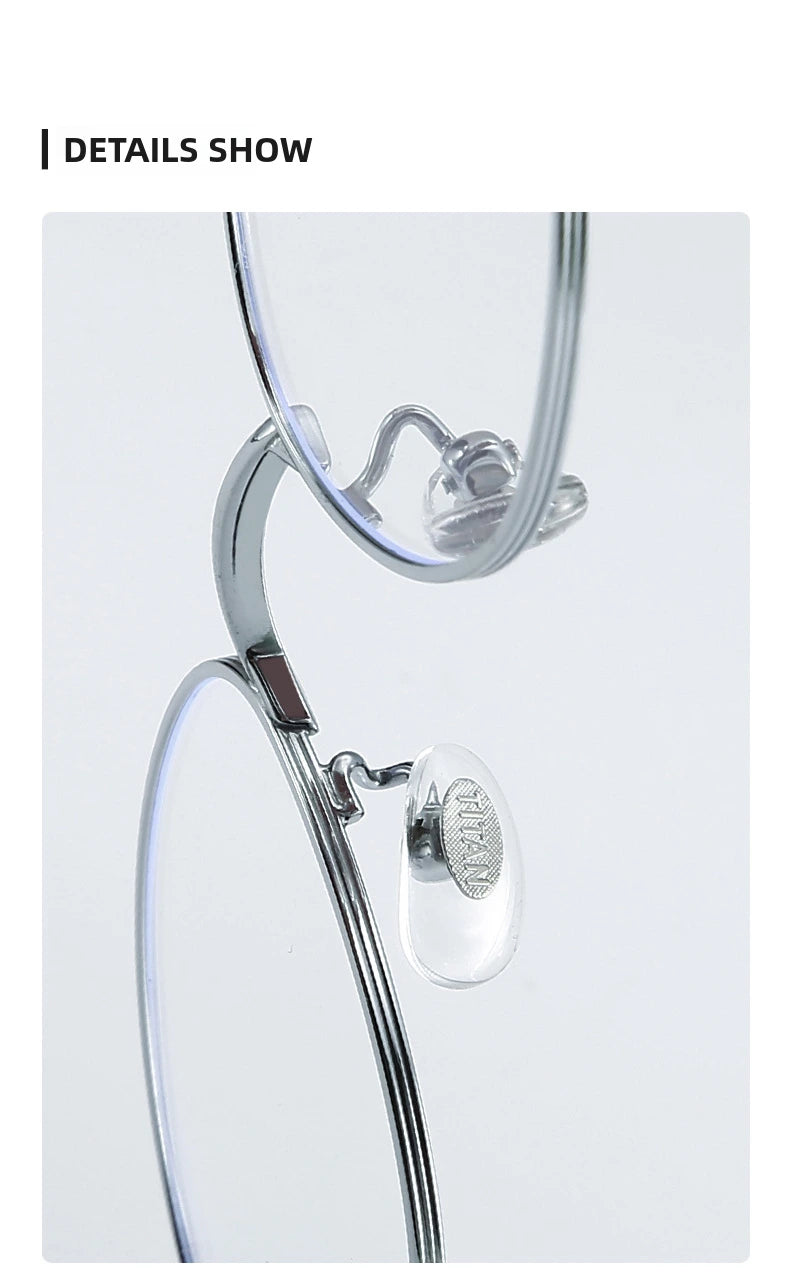Kansept Unisex Full Rim Oval Titanium Reading Glasses 30886 - Size Chart