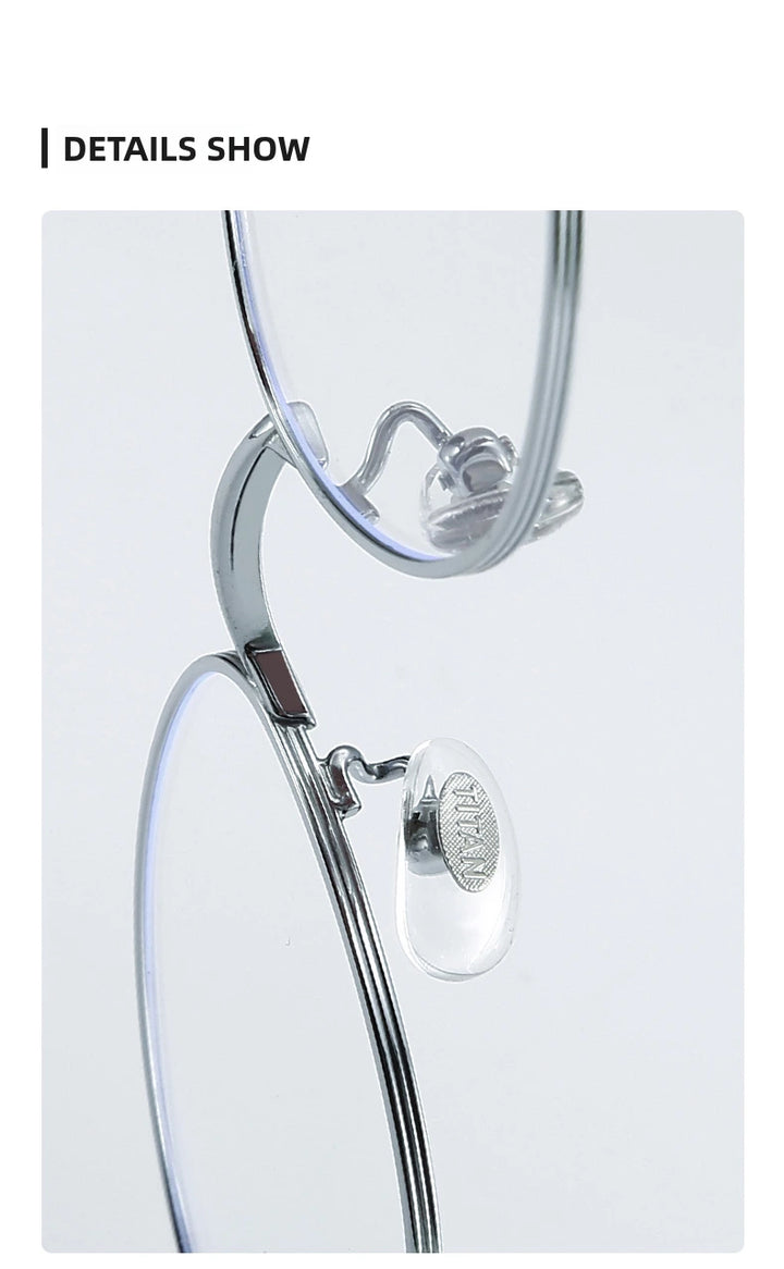 Kansept Unisex Full Rim Oval Titanium Reading Glasses 30886 - Size Chart