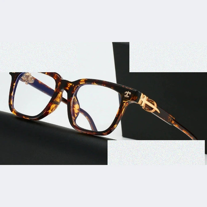 Kansept Unisex Full Rim Square Acetate Reading Glasses 25139 - 2513C3-DEMI / 0