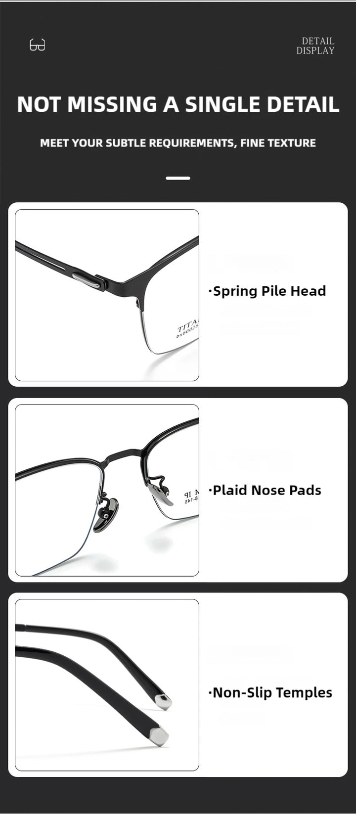 Kansept Unisex Full Rim Square Alloy Reading Glasses 60625 - Size Chart