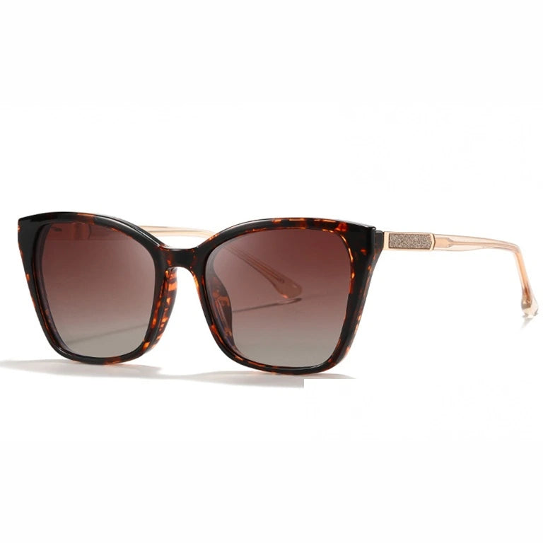 Kansept Unisex Full Rim Square Tr 90 Alloy Reading Glasses Clip On Sunglasses 72005 - 72005C3 DEMI / 0