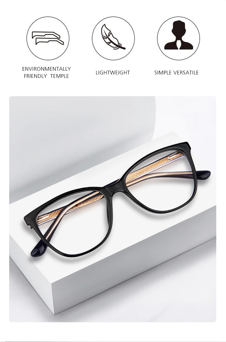 Kansept Unisex Full Rim Square Tr 90 Alloy Reading Glasses 25001 - Size Chart