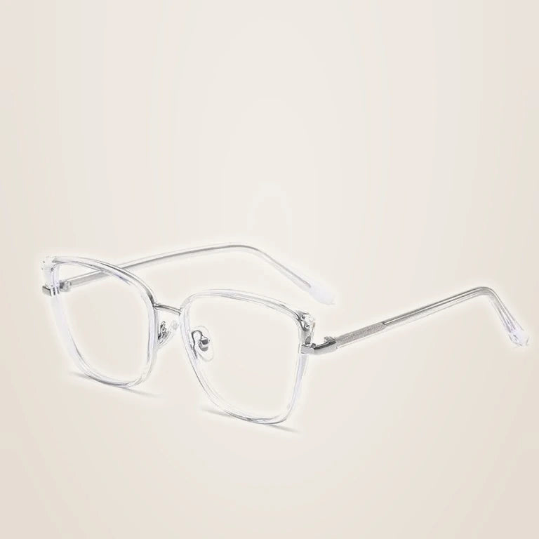 Kansept Women's Full Rim Cat Eye Tr 90 Alloy Reading Glasses 59501 - B9501-C3 / -100
