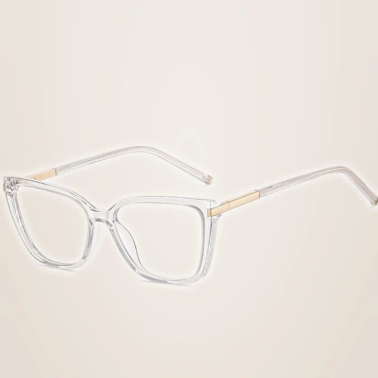 Kansept Women's Full Rim Cat Eye Tr 90 Frames 816270 - 81627-CRYSTAL