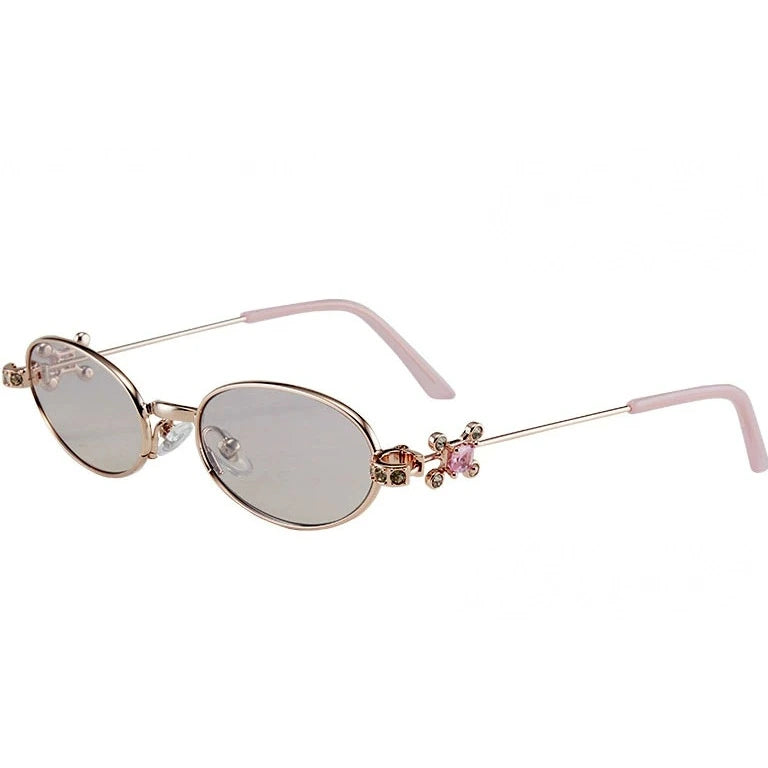 Kansept Women's Full Rim Oval Alloy Reading Glasses 717619 - 7619-Lt Pink Mercury / 0
