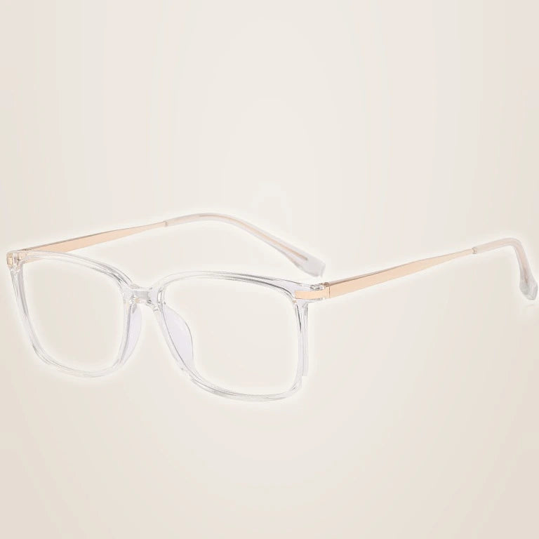 Kansept Women's Full Rim Rectangle Tr 90 Titanium Frames 953550 - 95355-CRYSTAL