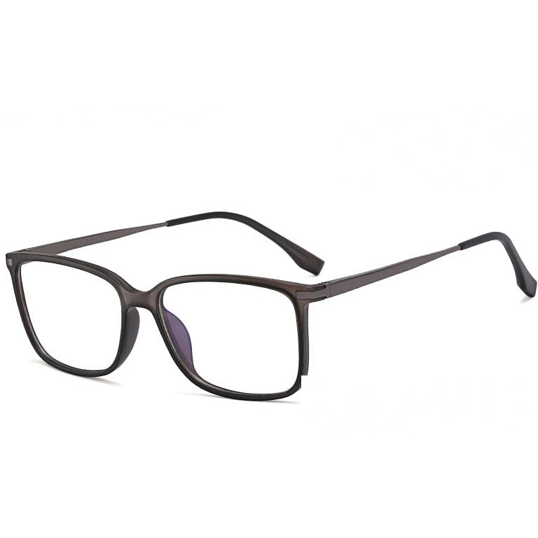 Kansept Women's Full Rim Rectangle Tr 90 Titanium Frames 953550 - 95355-GRAY