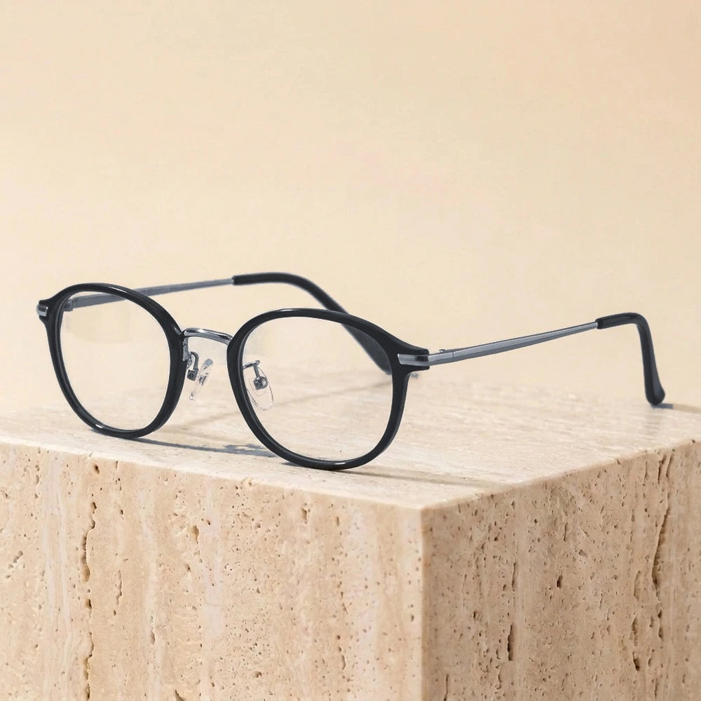 Kansept Women's Full Rim Round Tr 90 Titanium Frames 206100 - 2F61-GRAY