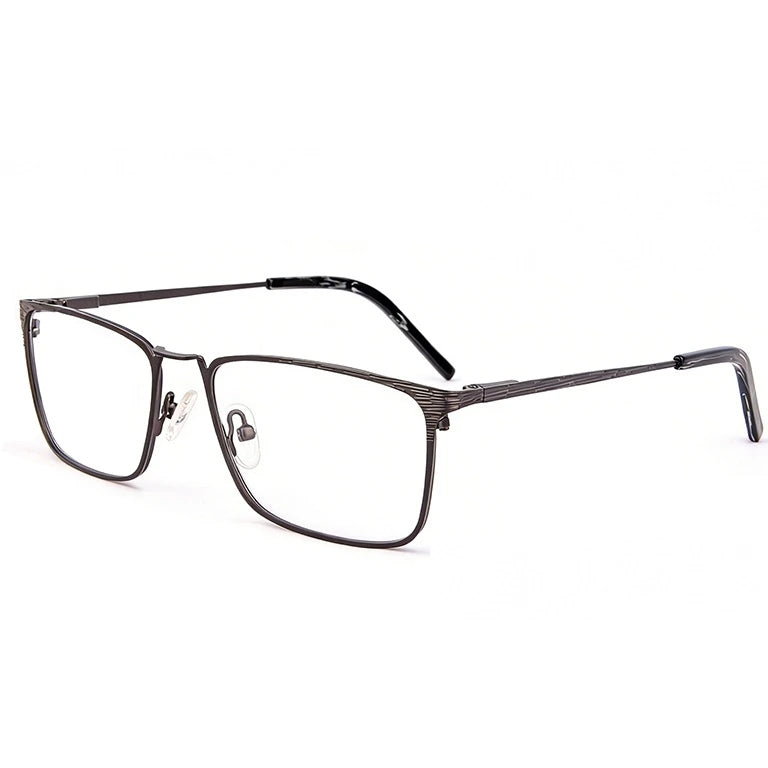 Kansept Women's Full Rim Square Metal Frames 900100 - MT9001C3 GUN