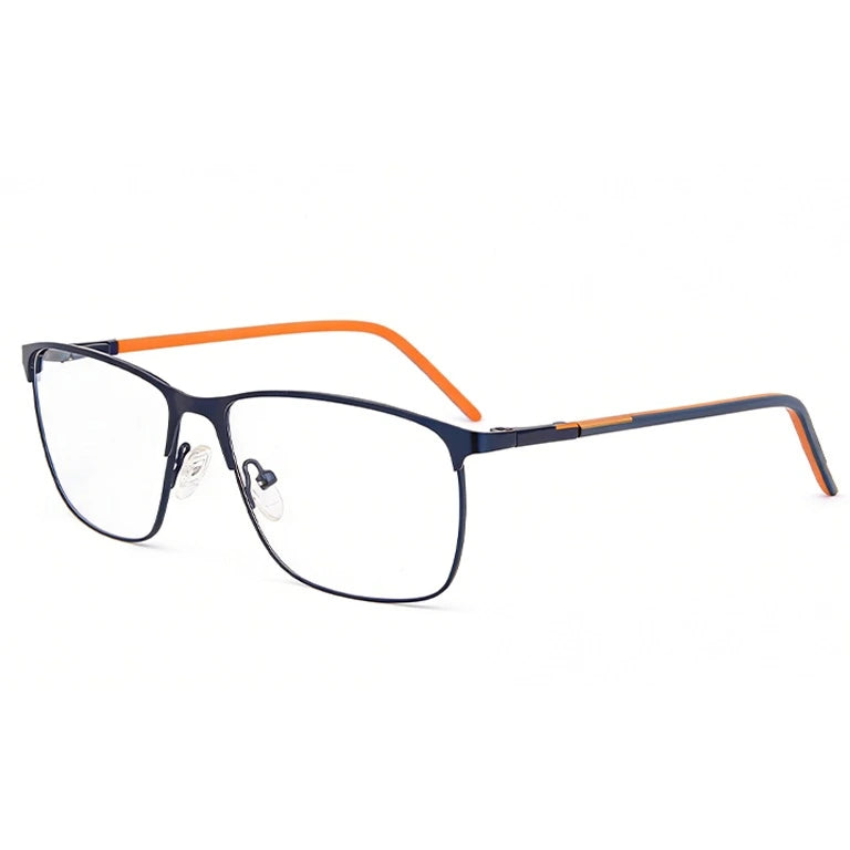 Kansept Women's Full Rim Square Metal Frames 900400 - MT9004C2 BLUE
