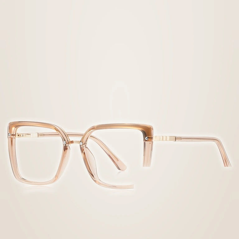 Kansept Women's Full Rim Square Polycarbonate Eyeglasses 2224 - 2224C4