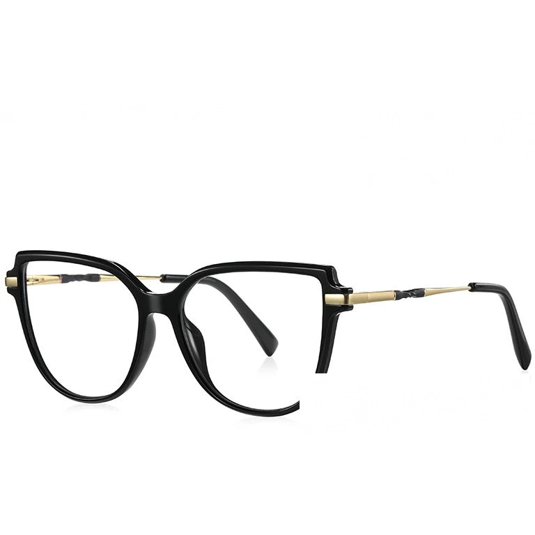 Kansept Women's Full Rim Square Tr 90 Titanium Reading Glasses 72210 - 2210-C1 / +200