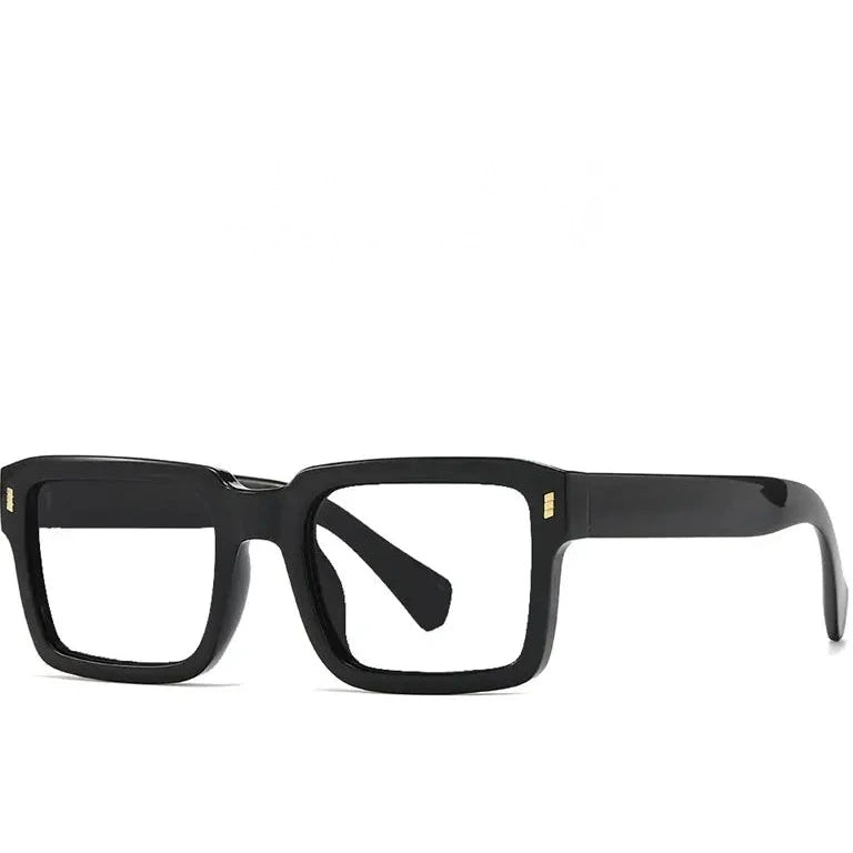 Kocolior 491001 Unisex Full Rim Square PC Frames - Black