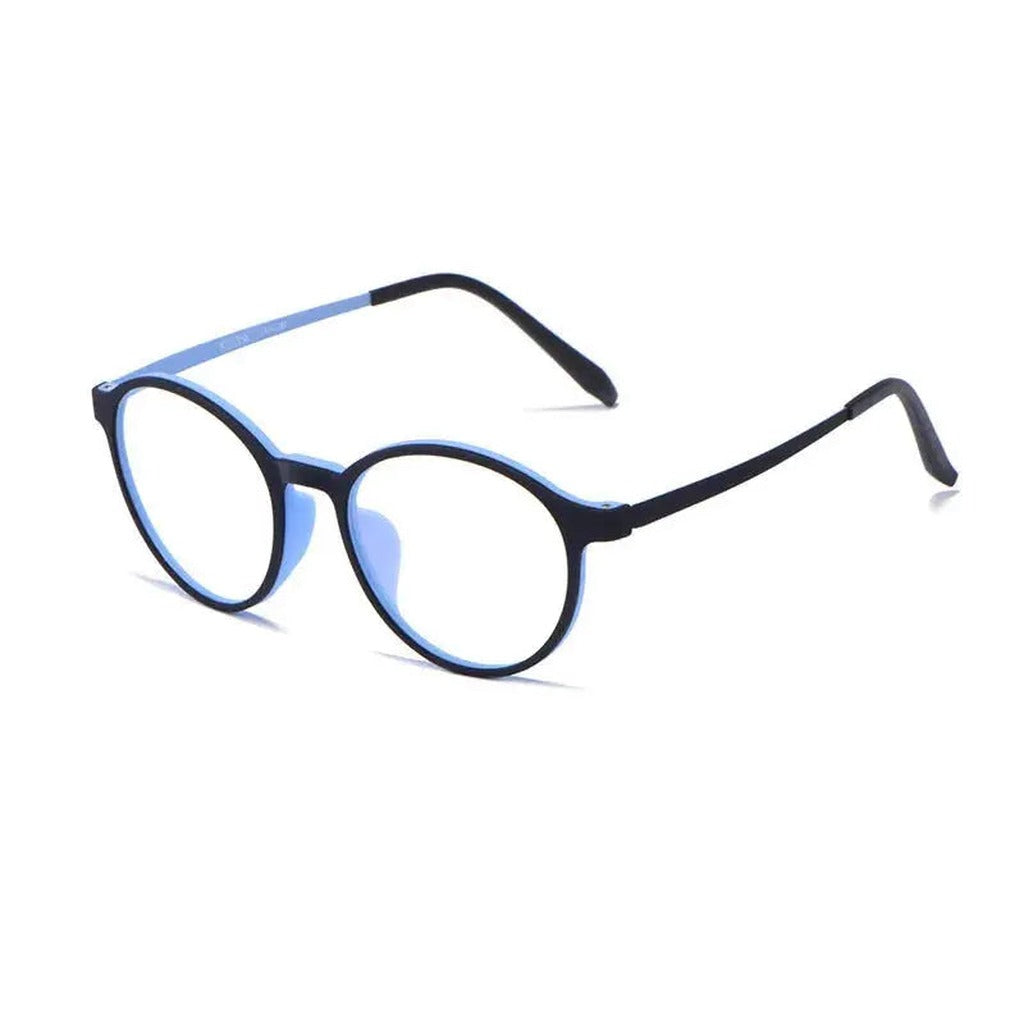 Kocolior Unisex Full Rim Round Rubber Titanium Hyperopic Reading — view 2 | Kocolior at FuzWeb