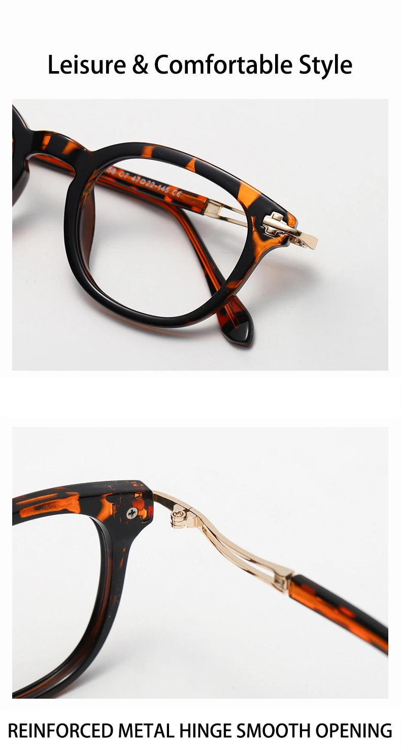 Kocolior Unisex Full Rim Square Alloy Acetate Photochromic  Reading Glasses 86058 - Size Chart