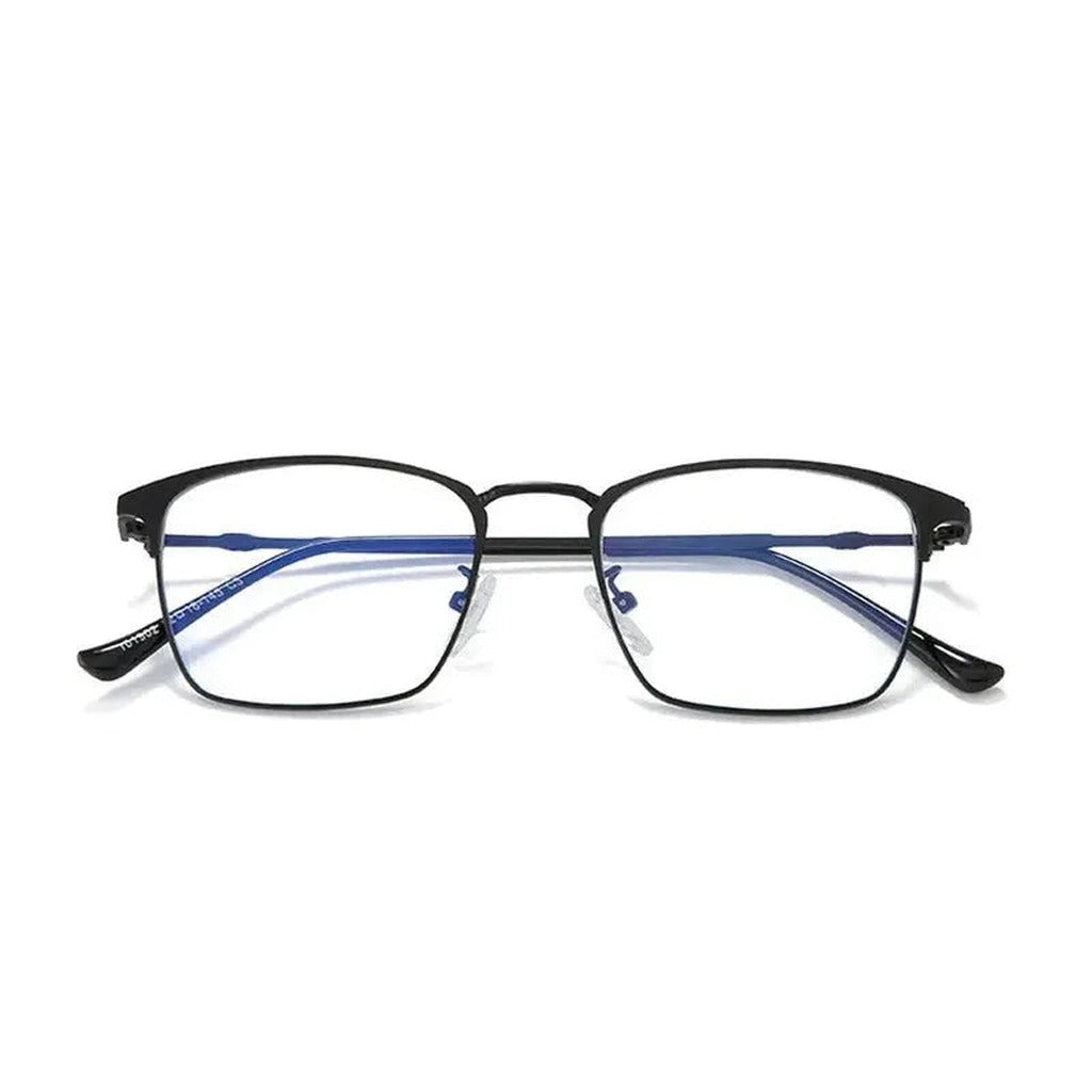 Kocolior Unisex Full Rim Square Alloy Hyperopic Reading Glasses 1 — view 1 | Kocolior at FuzWeb