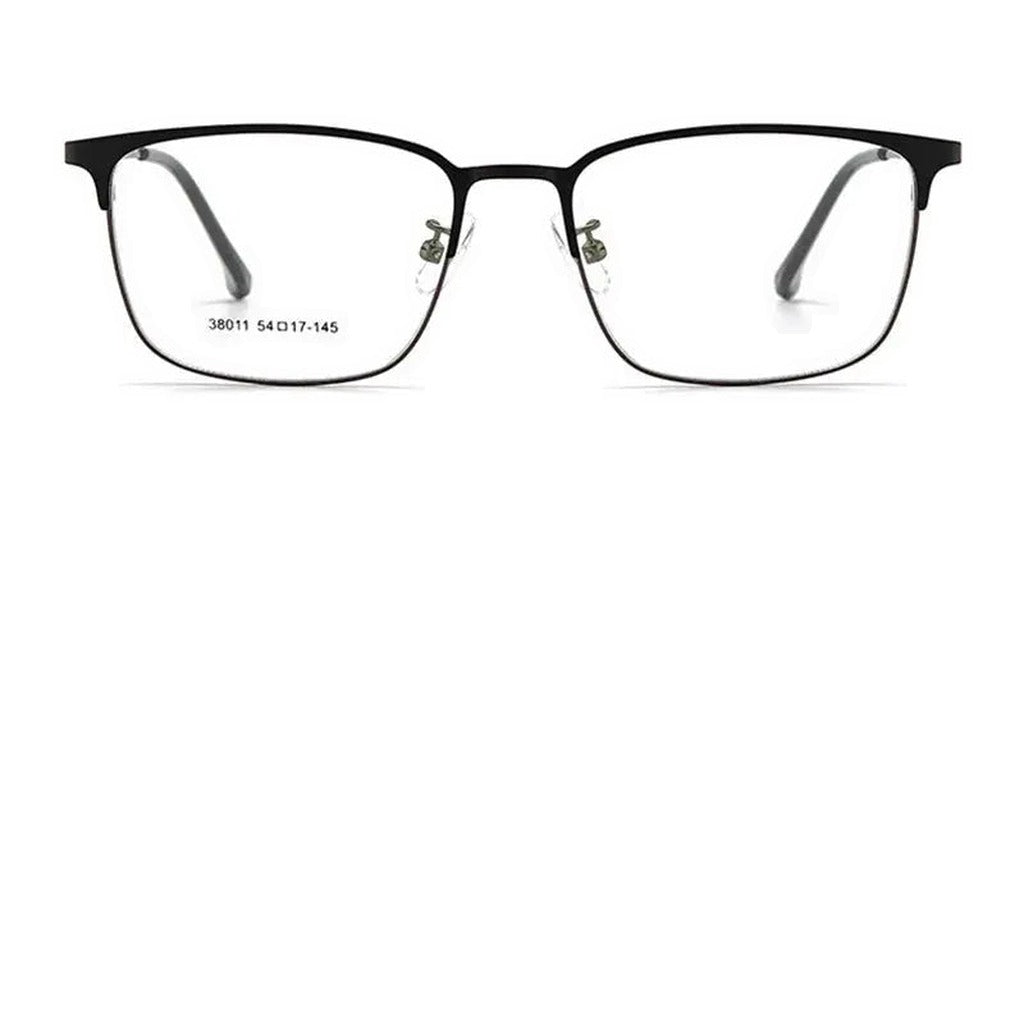 Kocolior Unisex Full Rim Square Alloy Hyperopic Reading Glasses 3 — view 1 | Kocolior at FuzWeb