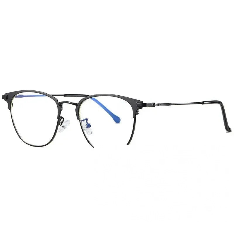 Kocolior Unisex Full Rim Square Alloy Tr 90 Reading Glasses 513389 - Black / CHINA / +75