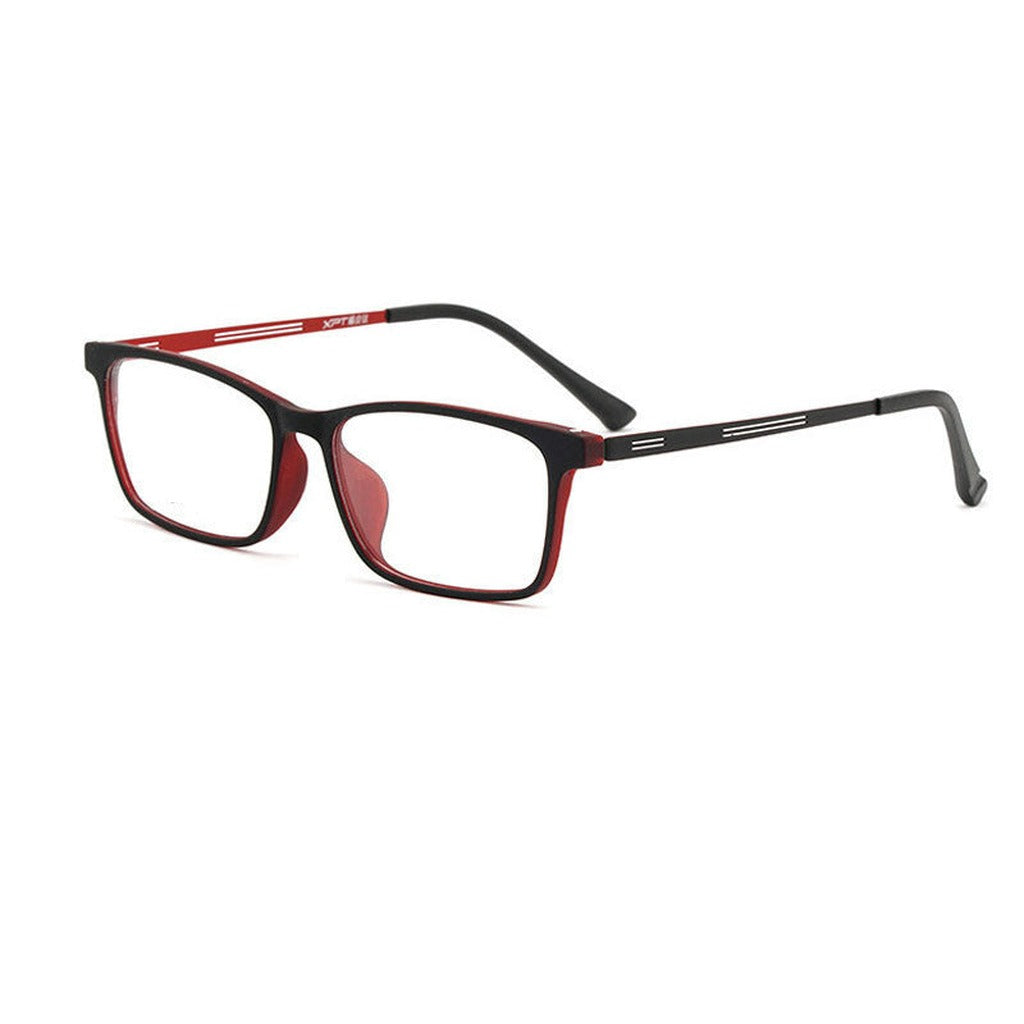 Kocolior Unisex Full Rim Square Titanium Alloy Hyperopic Reading — view 2 | Kocolior at FuzWeb
