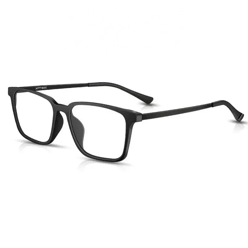 Kocolior Unisex Full Rim Square Tr 90 Titanium Hyperopic Reading Glasses 98221 - Black / China / 0