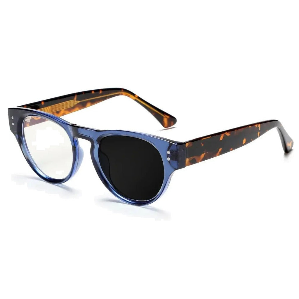 Kocolior Women's Full Rim Round Acetate Alloy Photochromic Readin — view 2 | Kocolior at FuzWeb