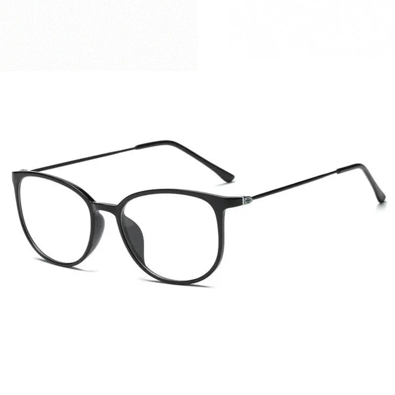 Kottdo Unissex Full Rim Square Polycarbonate Eyeglasses K872 - matte black