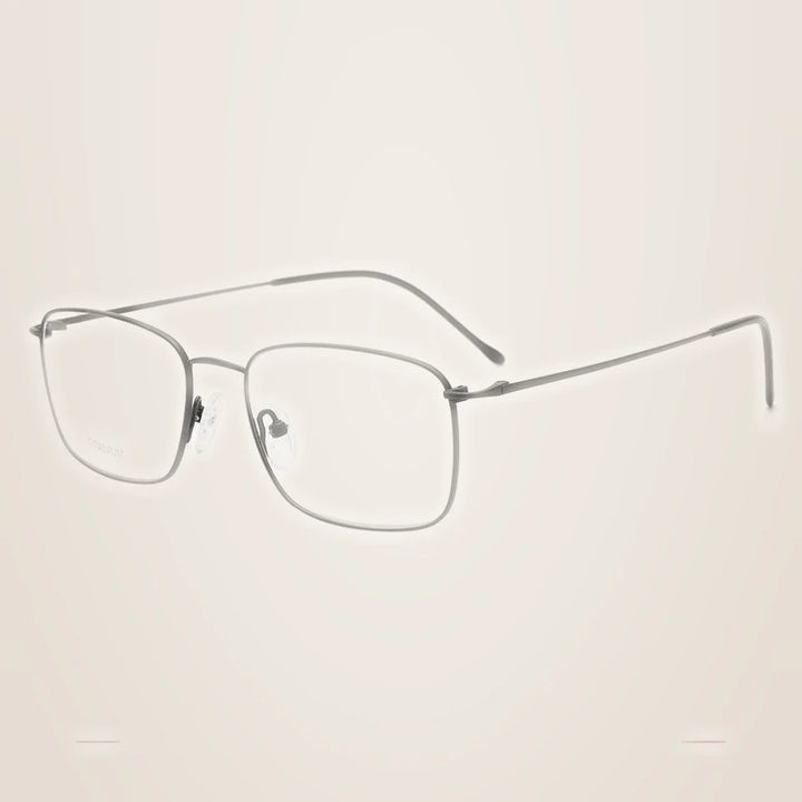 Krasivyy Unisex Full Rim Square Titanium Eyeglasses 316047 - Matt Black