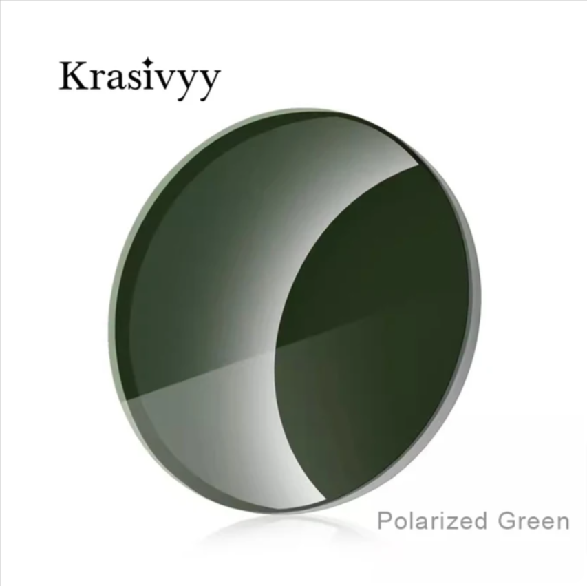 Krasivyy Single Vision Polarized Lenses Lenses Krasivyy Lenses 1.50 Green 