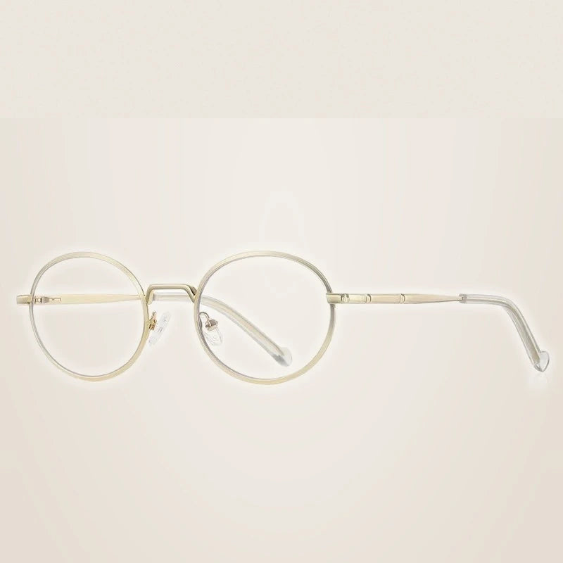 Laoyehui Women's Full Rim Oval Alloy Reading Glasses 43058 - C1 / +250