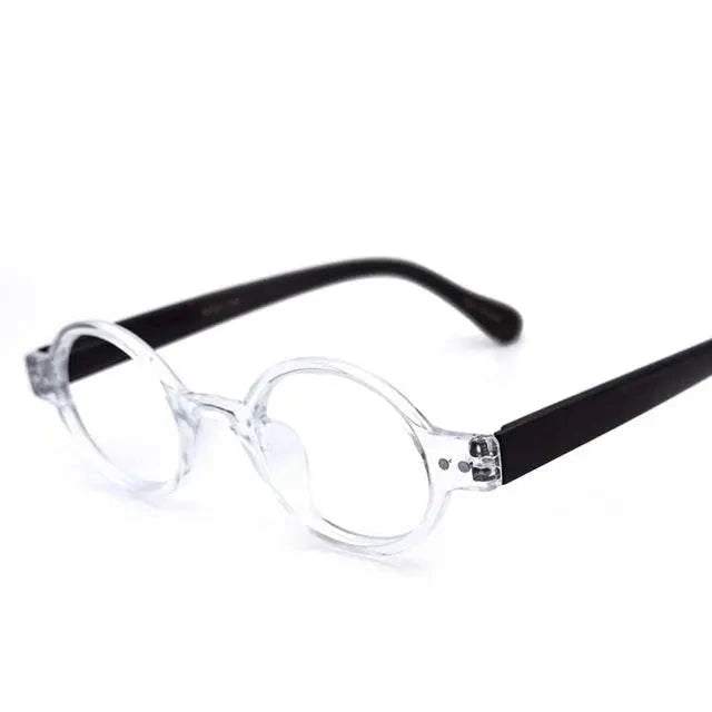 Meeshow Unisex Full Rim Round Polycarbonate Reading Glasses 1732 - Size Chart