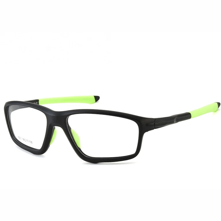 Men's TR90 Full Rim Frame Sports Eyeglasses Zt9231 - black green