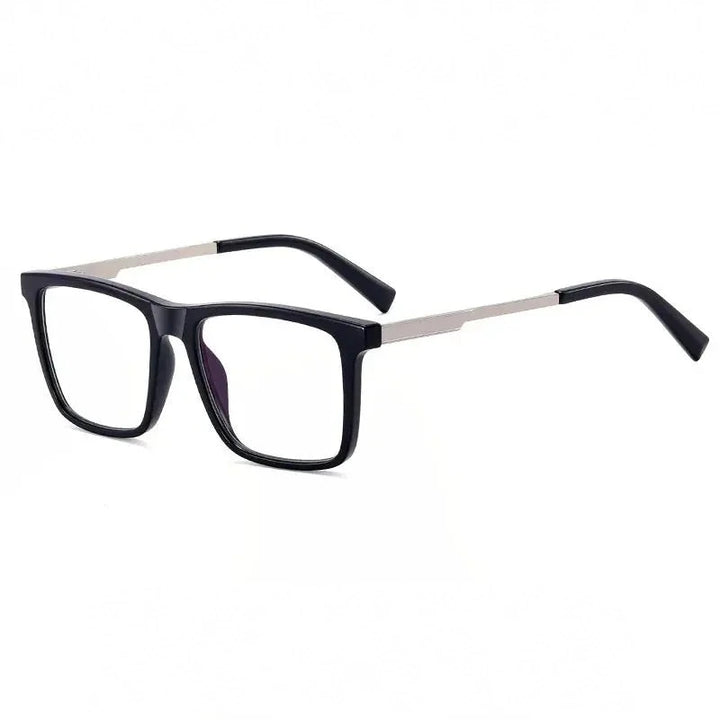 Momoja Unisex Full Rim Square Tr 90 Alloy Eyeglasses 93550 - C5