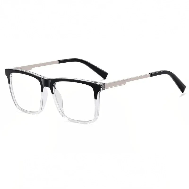 Momoja Unisex Full Rim Square Tr 90 Alloy Eyeglasses 93550 - C6