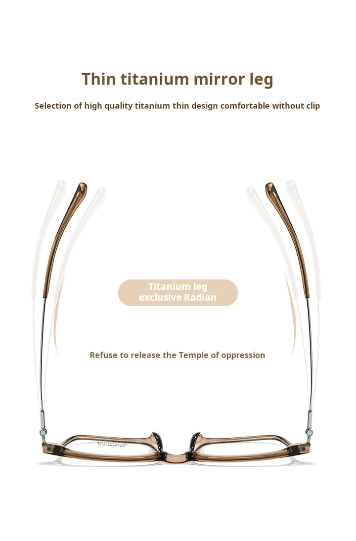 Momoja Unisex Full Rim Square Tr 90 Titanium Eyeglasses 78518 - Size Chart