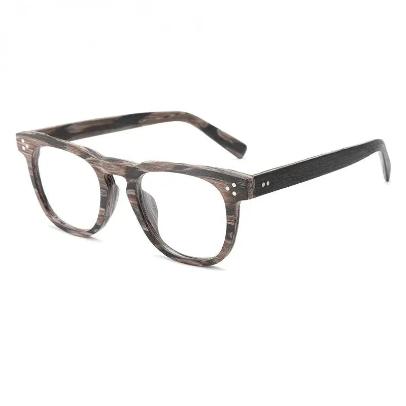 Momoja Women's Full Rim Square Brow Line Acetate Eyeglasses 778182 - C15