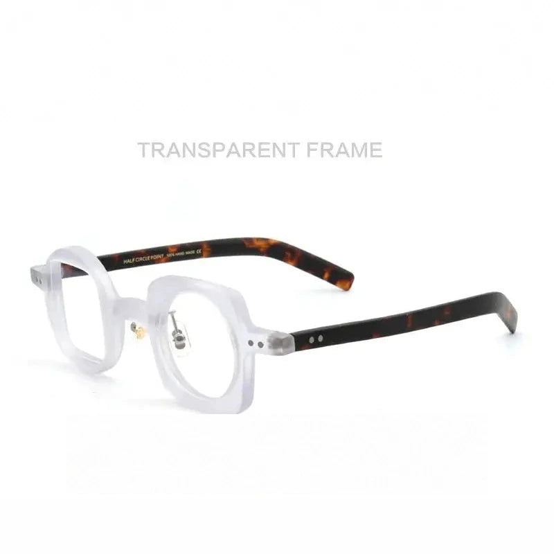 Muzz Unisex Full Rim Square Round Acetate Eyeglasses 512590 - C5