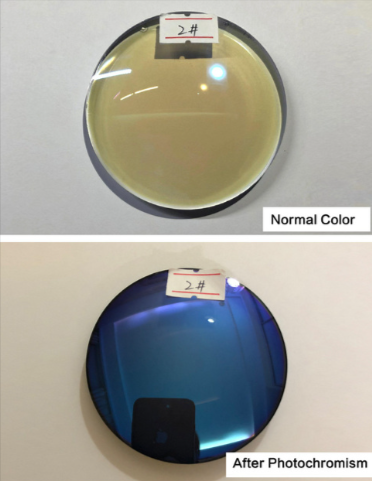 Muzz 1.56 Index Aspheric Single Vision Photochromic Polarized Lenses Lenses Muzz Lenses Myopic 2 Gold/ Mirror Dark Blue  