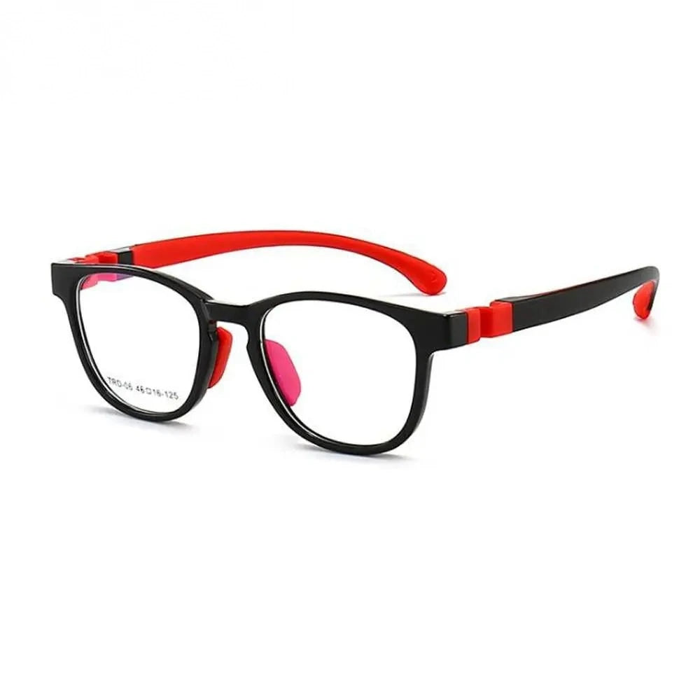 Oveliness Unisex Children's Full Rim Square Round Tr 90 Titanium Eyeglasses Olp06 - C1