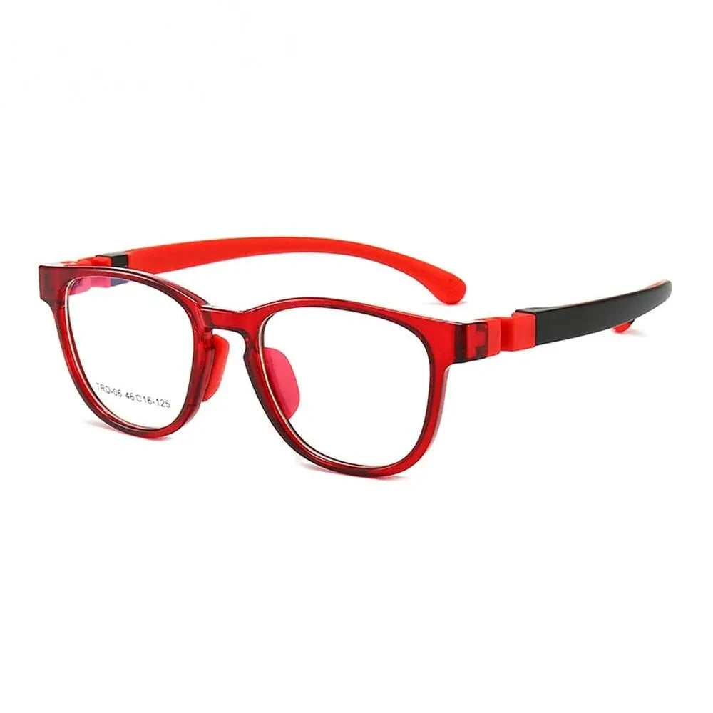 Oveliness Unisex Children's Full Rim Square Round Tr 90 Titanium Eyeglasses Olp06 - C2