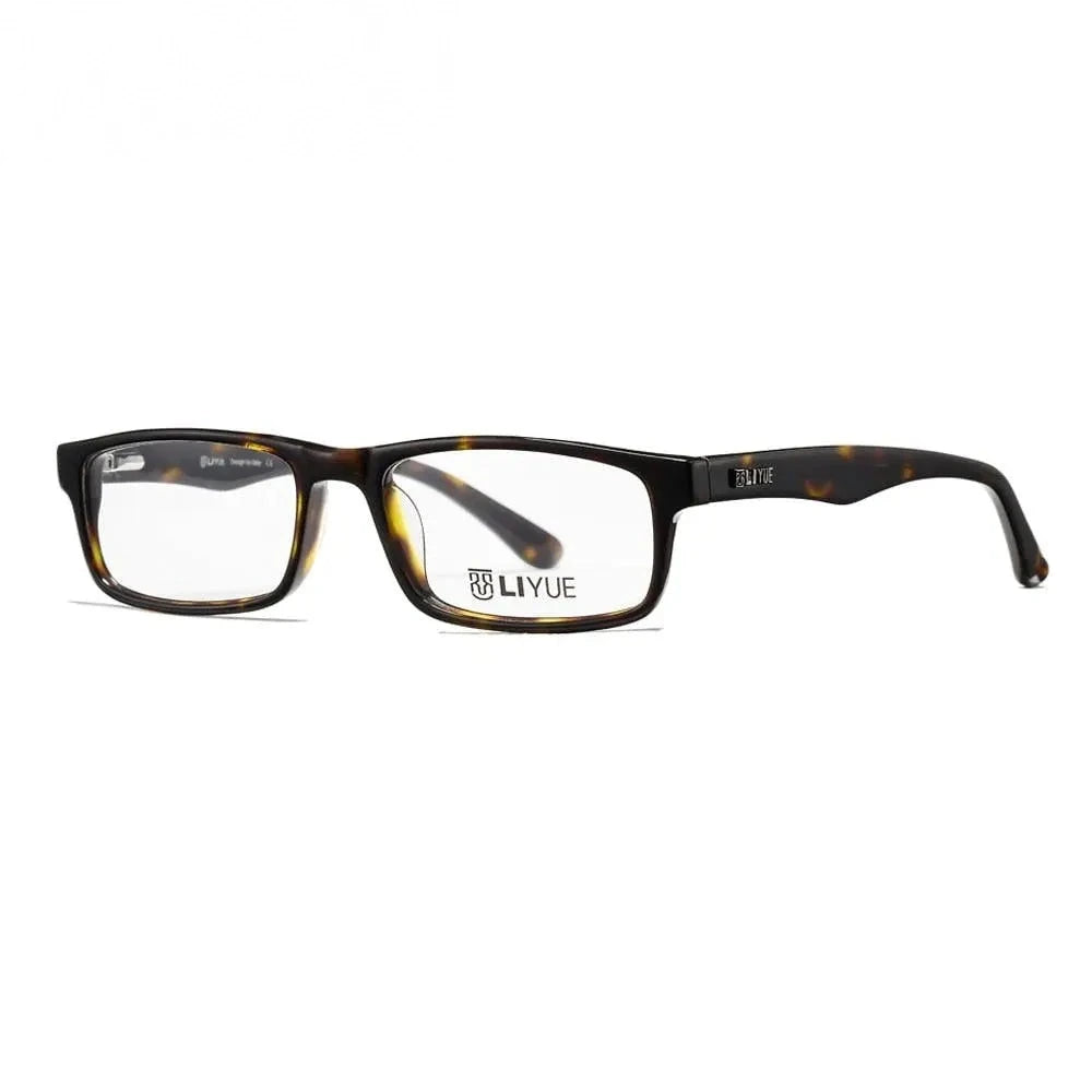 Oveliness Unisex Full Rim Square Acetate Eyeglasses Lg001 - tortoise