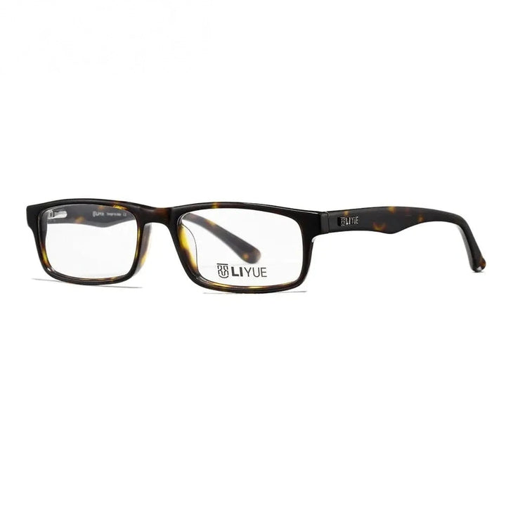 Oveliness Unisex Full Rim Square Acetate Eyeglasses Lg001 - tortoise