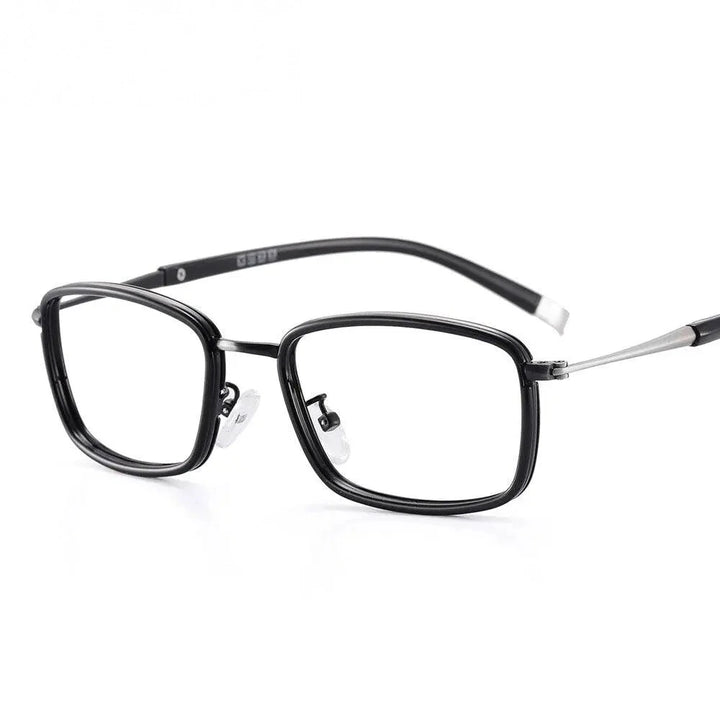 Oveliness Unisex Full Rim Square Alloy Eyeglasses 0037 - matt gun