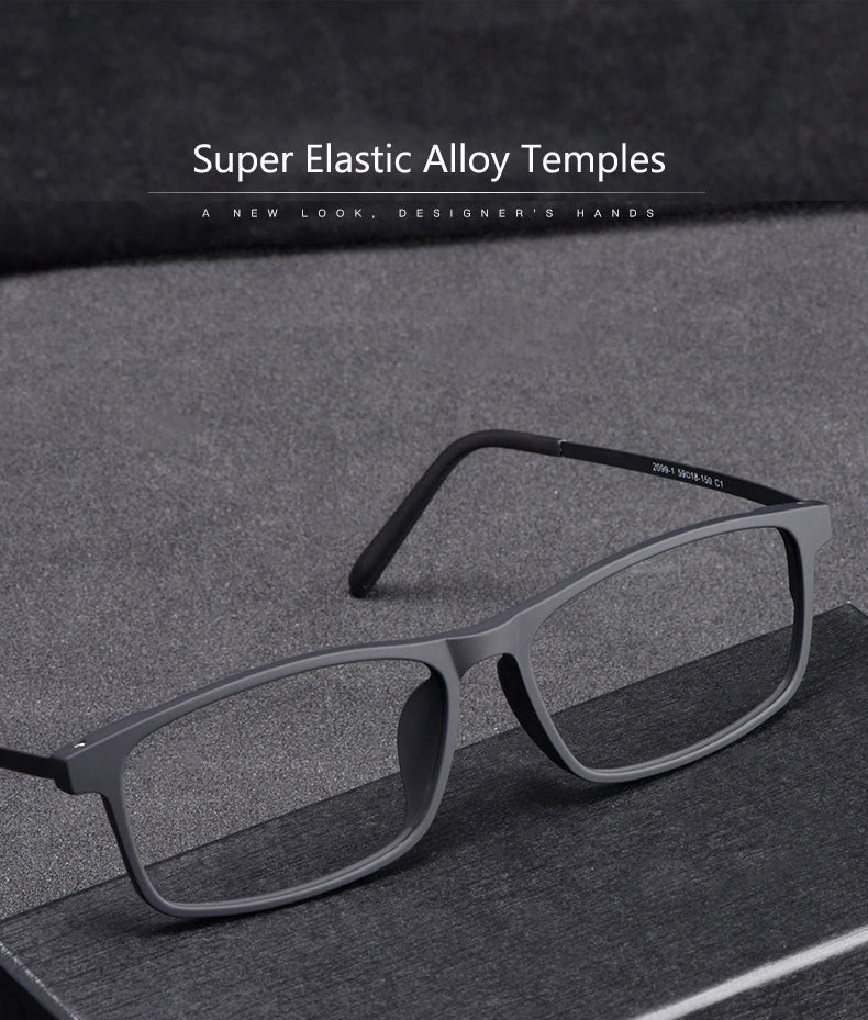 Oveliness Unisex Full Rim Square Ultem Resin Titanium Eyeglasses Ol20p99 - Size Chart