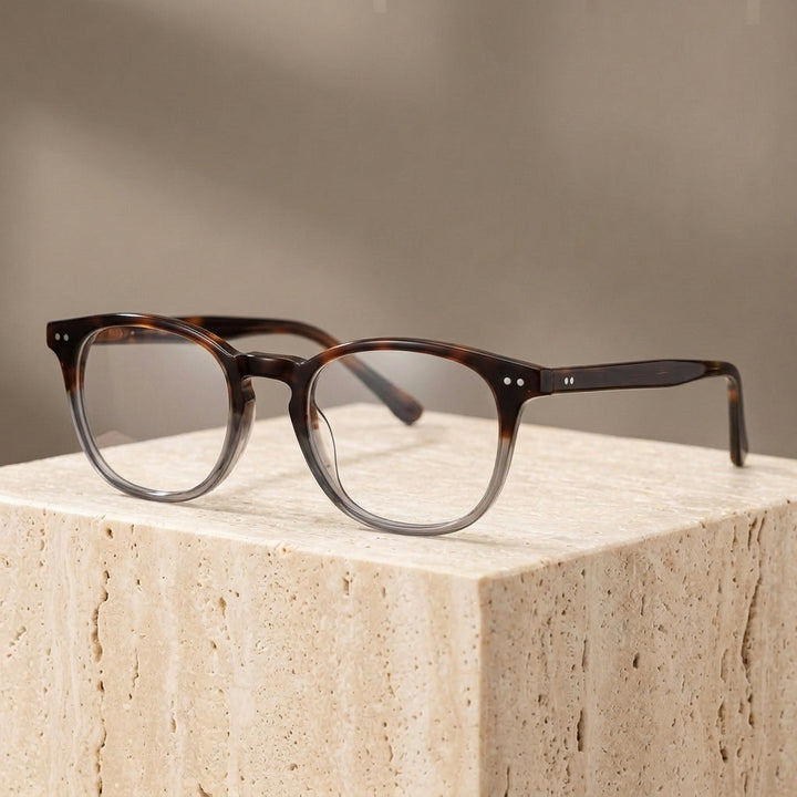 Chashma Ottica Unisex Full Rim Square Acetate Eyeglasses 79217 - C3