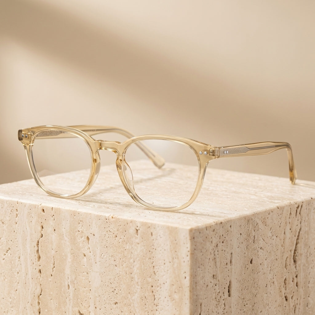 Chashma Ottica Unisex Full Rim Square Acetate Eyeglasses 79217 - C4