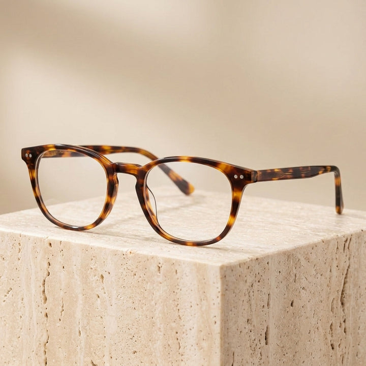 Chashma Ottica Unisex Full Rim Square Acetate Eyeglasses 79217 - C2