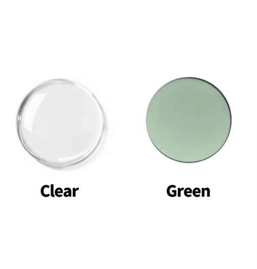 Hewei Single Vision Photochromic Myopic Anti Blue Lenses Lenses Hewei Lenses 1.56 Green 