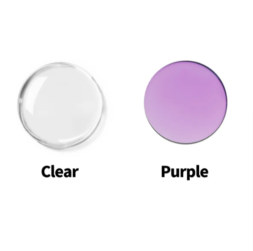 Hewei Progressive Aspheric Photochromic Anti Blue Lenses Lenses Hewei Lenses 1.56 Purple 