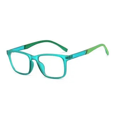 Ralferty Children's Eyeglasses Anti Blue Light M8300 - C7 Clear Green